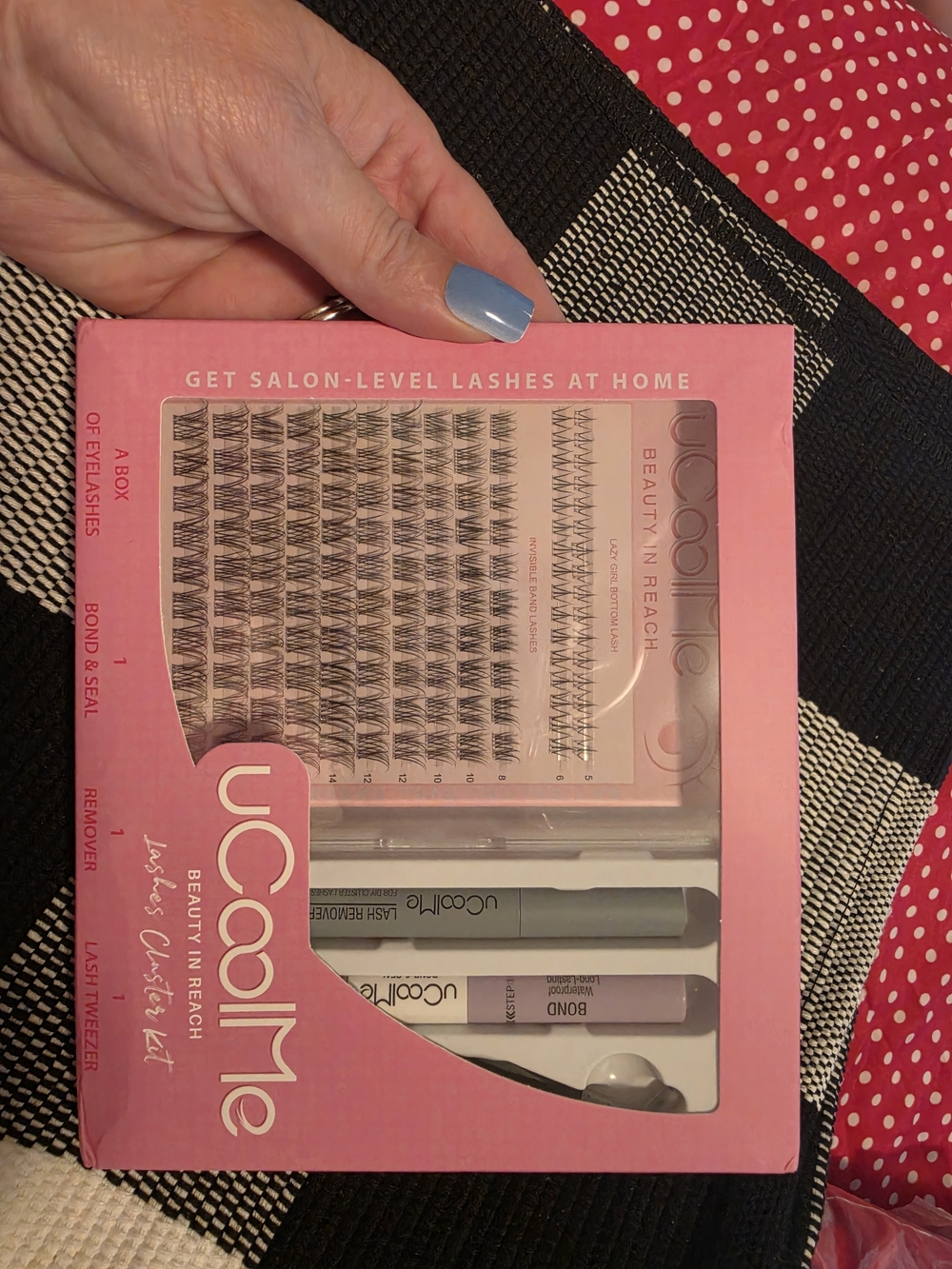 UcooLme Pink Lash Cluster Kit — Salon-Level Volume Lashes at Home